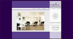 Desktop Screenshot of friseur-capillus.de