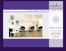 Tablet Screenshot of friseur-capillus.de